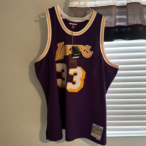 Lakers Mitchell & Ness Kareem Abdul Jabbar Jersey.